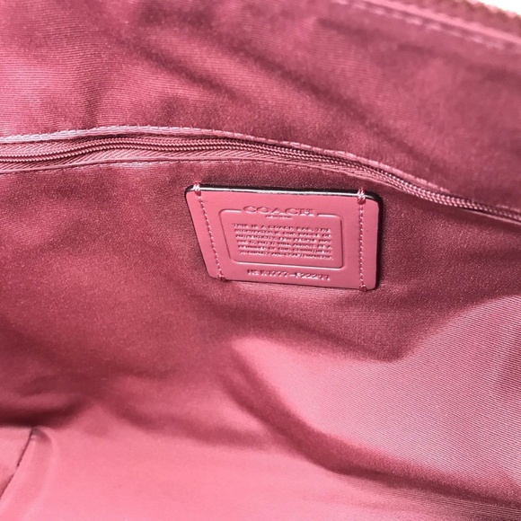 Coach F22211 Pebble Leather Ava Chain Tote Handbag - Picture 6 of 7